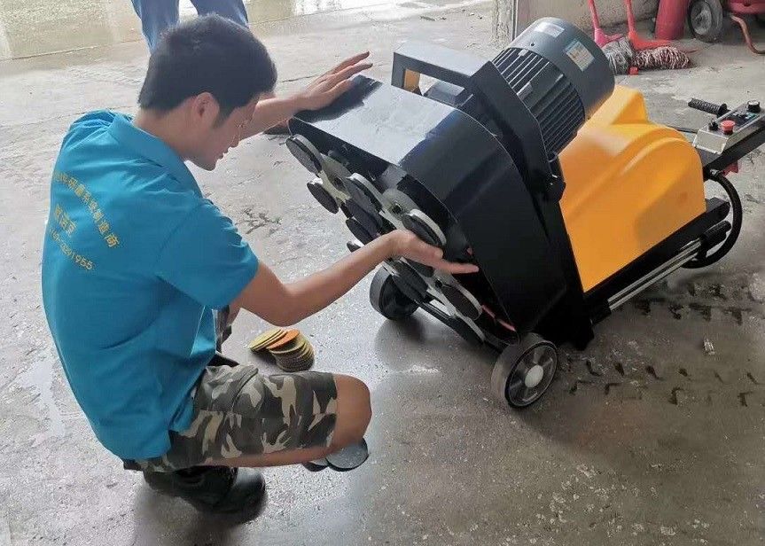 220V Single Phase 12 Heads Marble Floor Polisher For Terrazzo Polishing