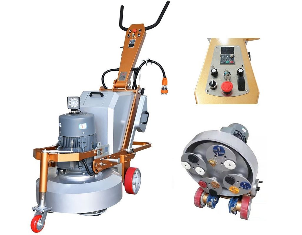 Auto Walk Concrete Floor Grinding Machine Self Propelled Planetary System