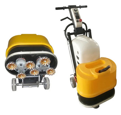 6 رؤوس 310x550mm Terrazzo Floor Grinder 240V 4KW